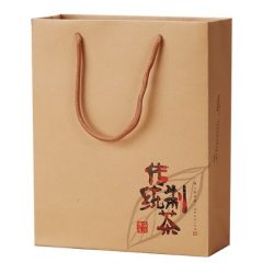 Пакет подарочный крафт Чайные традиции